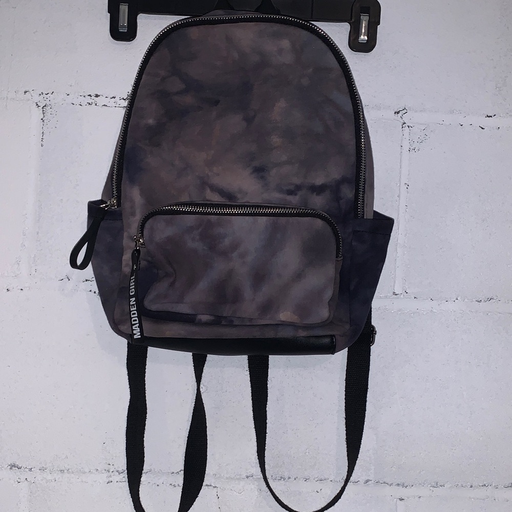 Madden Girl gray marble colored tie-Dye Mini Backpack 🎒